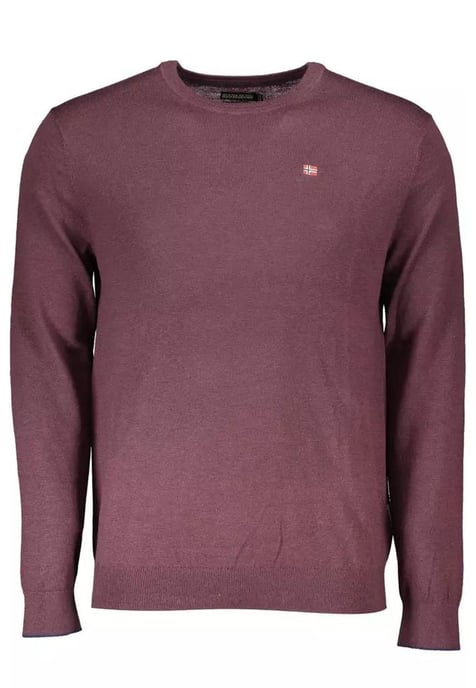 Camisa de lana púrpura para hombre Napapijri - Image 1