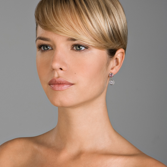 Orphelia Women's 925 Sterling Silver Drop Earrings - Silver ZO-5983 - Image 2