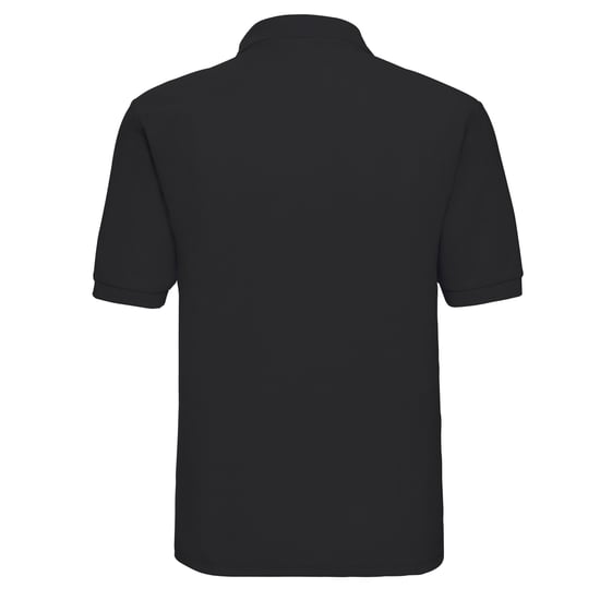 Russell Mens Polycotton Pique Polo Shirt (Black) - Image 2