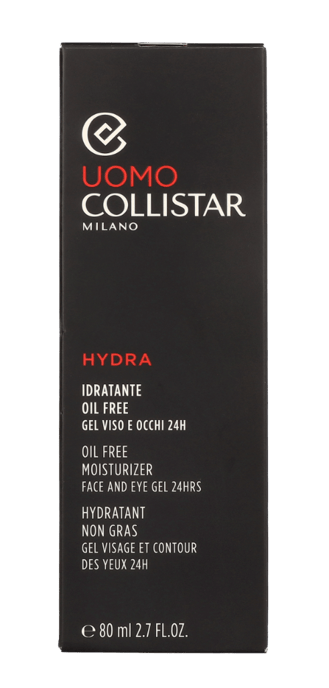 Collistar Uomo Hydra Oil Free Moisturizer Face And Eye Gel 80 ml - Image 2