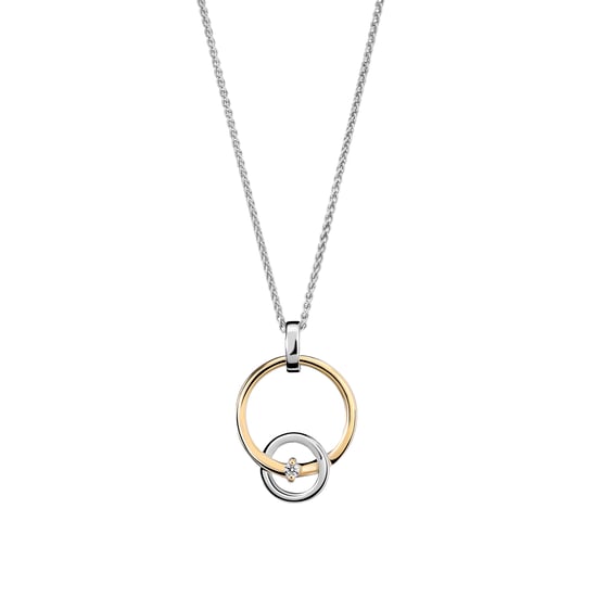 Orphelia 'Antoine' Women's 925 Sterling Silver Chain with Pendant - Silver/Gold ZH-7503/1 - Image 1
