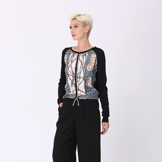 Cardigan printed in front - Image 2