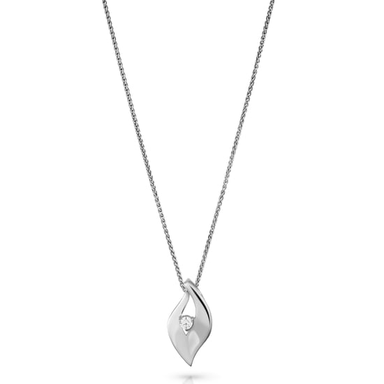 Orphelia 'Milan' Women's 925 Sterling Silver Set: Chain-Pendant + Earrings - Silver SET-7519 - Image 4