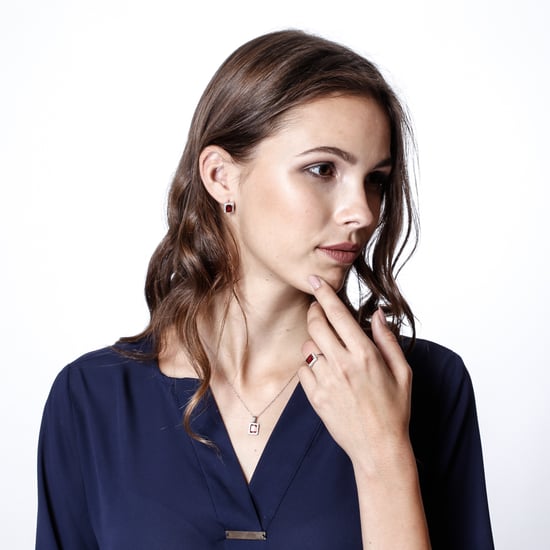 Orphelia 'Enora' Women's 925 Sterling Silver Set: Necklace + Earrings + Ring - Silver SET-7425/RU - Image 5
