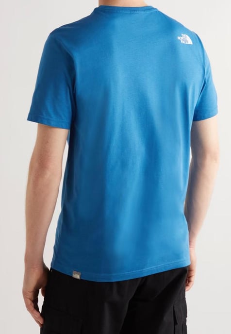 The North Face SS Simple Dome Camiseta Bomber Azul Hombre - Image 2