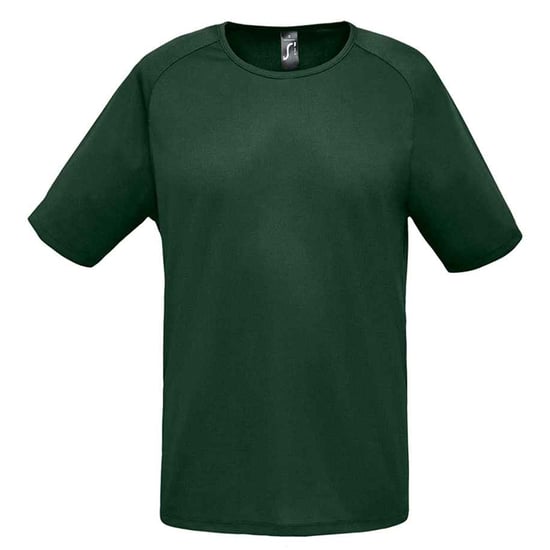 SOLS Mens Sporty Raglan T-Shirt (Forest Green) - Image 1