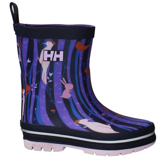 Helly Hansen JK Splash Print Purple Kids Boots