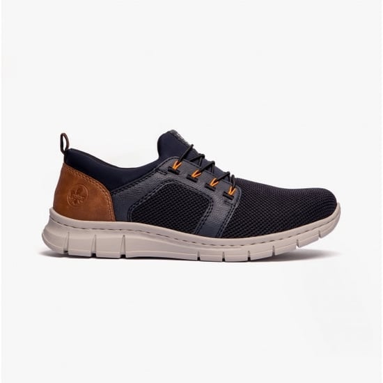 B7796-14 Mens Slip-On Trainers Blue