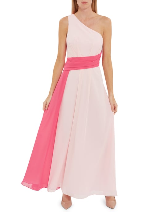 Doreen Colour Block Chiffon Maxi Dress
