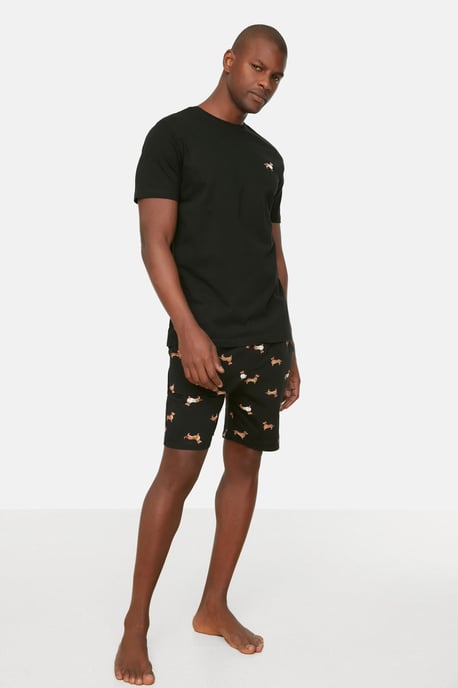 Trendyol Men's Crew neck Pajama Set - Image 2