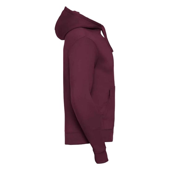 Russell Mens Authentic Hoodie (Burgundy) - Image 3