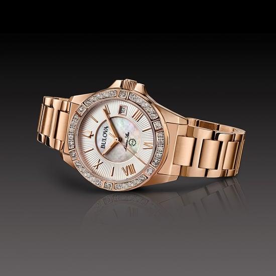 Bulova Marine Star Women's Rose Gold Watch 98R295 - Image 5