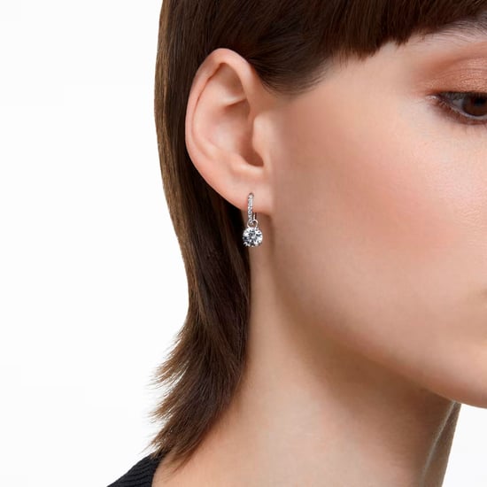 Swarovski 'Constella' Women's Base Metal Drop Earrings - Silver 5636717