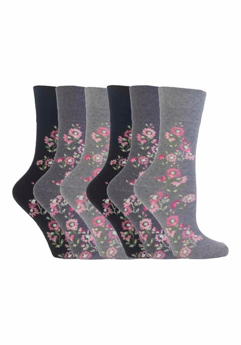 Gentle Grip - 6 Pares Calcetines No Elásticos Gentle Grip - GG45 - Image 1