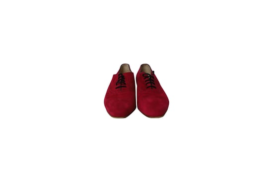 Manolo Blahnik Witney Brogues in Pink Suede - Image 2