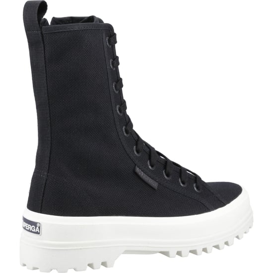 Superga 2641 Alpina High Cotton Blend Women's Black Boots - Image 2