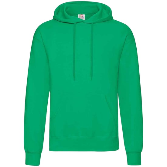 Fruit Of The Loom Unisex Adults Classic Hooded Sweatshirt (Kelly Green) - Image 1