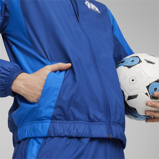 PUMA Mens Olympique de Marseille Pre-match Football Jacket