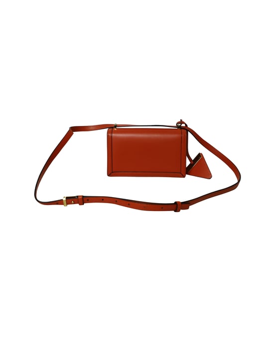 Loewe Small Barcelona Crossbody Bag in Orange Leather - Image 6