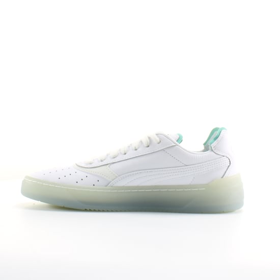 Puma Clai-O Diamond Supply White Leather Mens Lace Up Trainers 369399 01