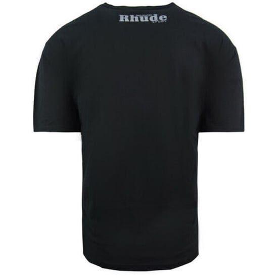 Puma x Rhude Graphic Short Sleeve Crew Neck Black Mens T-Shirt 596757 51
