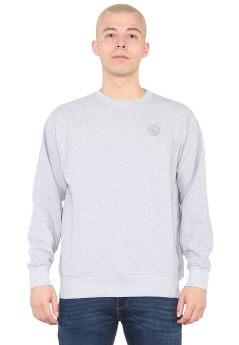 Sudadera tipo pulóver con cuello redondo MYT para hombre en gris - Image 1