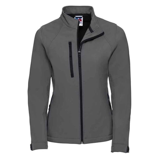 Russell Womens/Ladies 3 Layer Soft Shell Jacket (Titanium) - Image 1