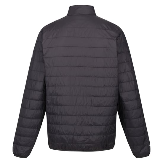 Regatta Mens Hillpack Quilted Insulated Jacket (Ash/Orange Pepper)
