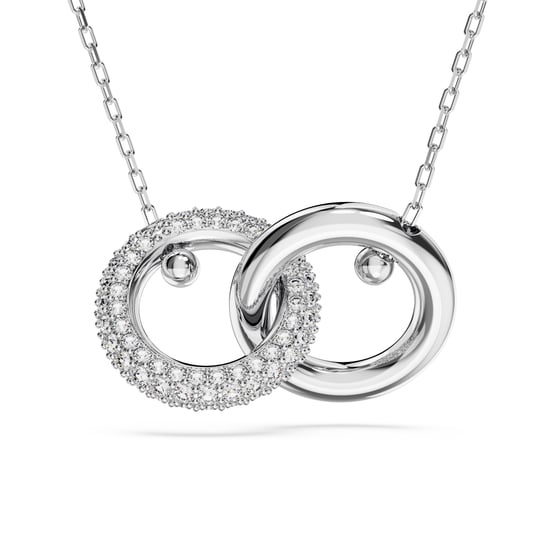 Swarovski 'Dextera' Women's Base Metal Necklace - Silver 5670251 - Image 1