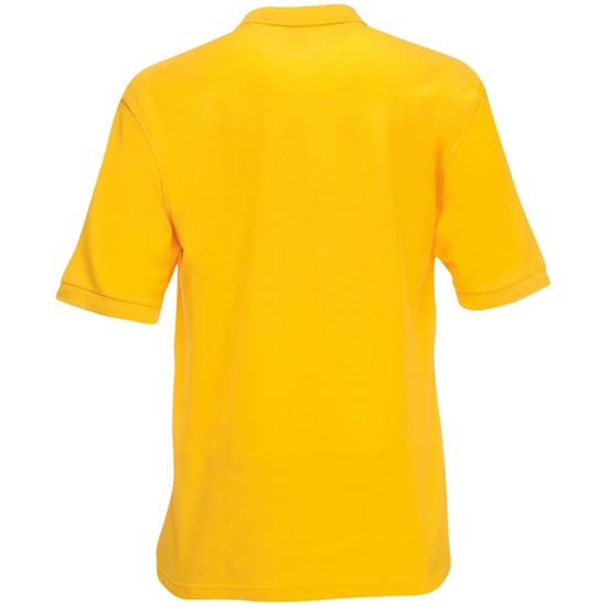 Fruit of the Loom Childrens/Kids Pique Short-Sleeved Polo Shirt (Sunflower) - Image 2