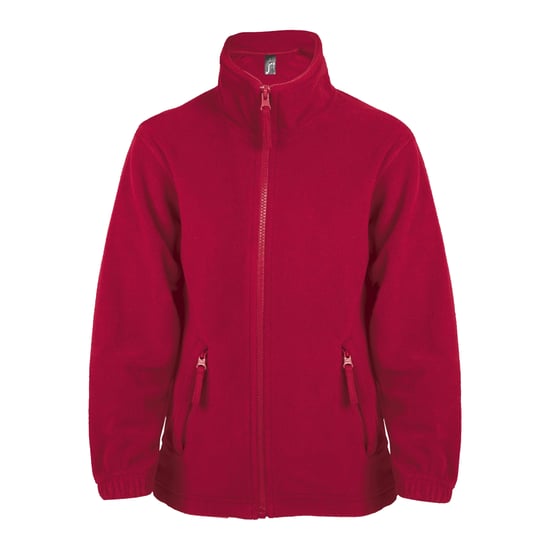 SOLS Childrens/Kids North Fleece Jacket (Red) - Image 1