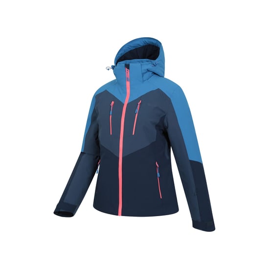 Mountain Warehouse Womens/Ladies Valais Waterproof Waterproof Ski Jacket (Navy) - Image 4