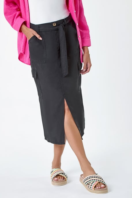 Pocket Detail Cargo Skirt