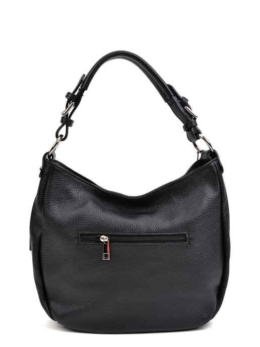 Anna Luchini SS22 AL 1516 Black Leather Bag - Image 2