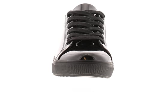 Miss Riot Girls School Shoes Trainers Twain black