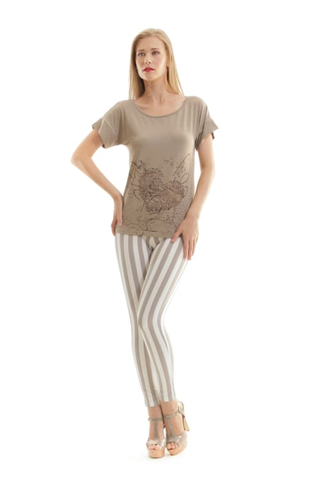 Printed Micromodal Tee