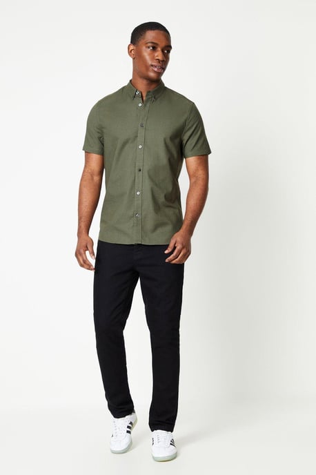 Short Sleeve Oxford Shirt - Image 4