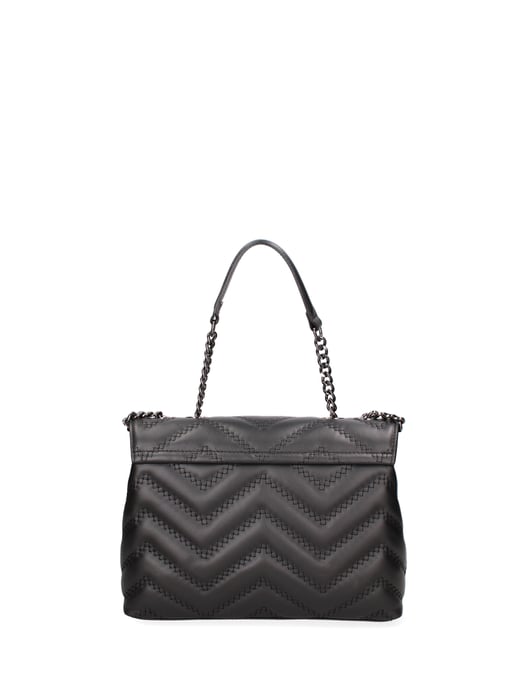 John Richmond Bolso de hombro Mujer BLACK AND GOLD - Image 4