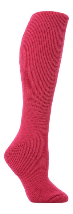 Calcetines térmicos extralargos para mujer en Cerise y Vino by Heat Holders - Image 1