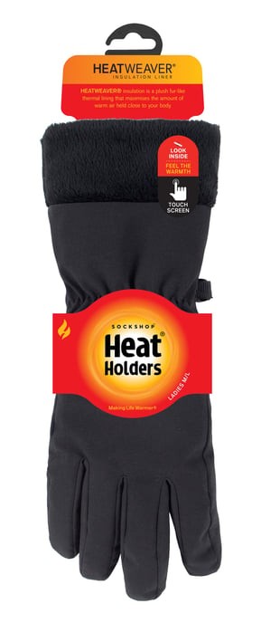 Guantes impermeables y cortaviento Heat Holders Womens Kenai Soft Shell - Image 2