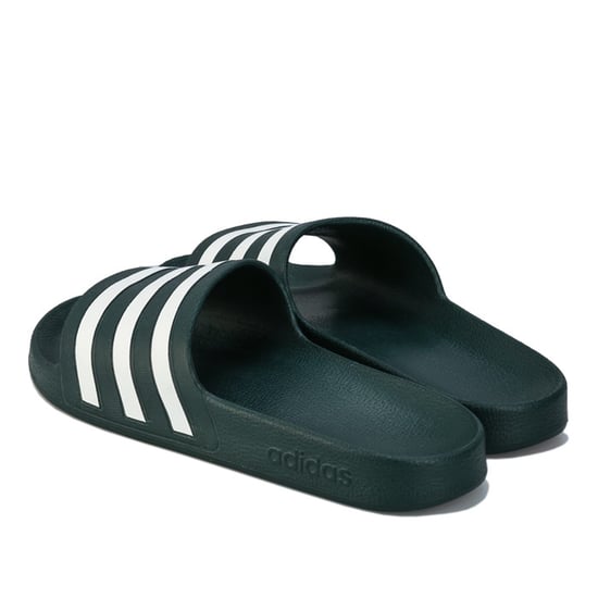 Men's adidas Adilette Aqua Slide Sandals in Green - Image 2