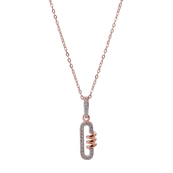 Orphelia 'Gigi' Women's 925 Sterling Silver Set: Necklace + Earrings + Ring - Rose SET-7438 - Image 2