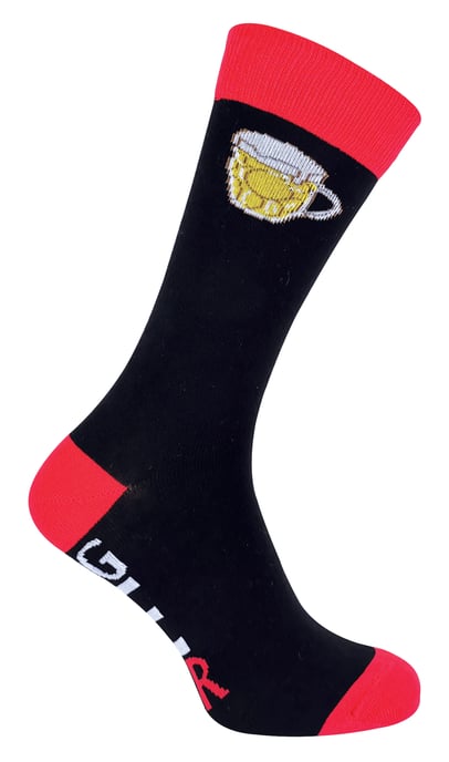 If You Can Read This Socks Tráeme calcetines de cerveza - Image 2