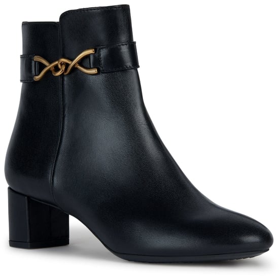 Geox D Pheby Leather Women's Black Boots - Image 1