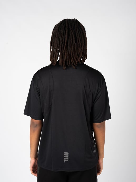 Fila T-Shirt Ronchin del hombre negro - Image 4