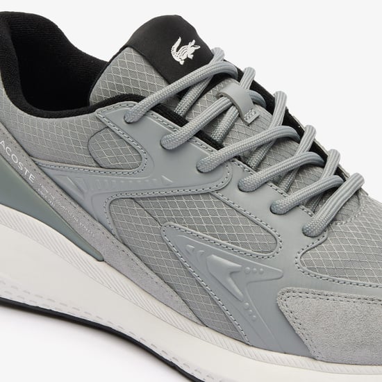Men's Lacoste L003 Evo Trainers in Grey White