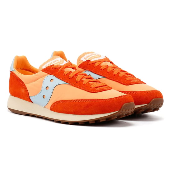Saucony Trainer 80 Orange/Sky Trainers - Image 1