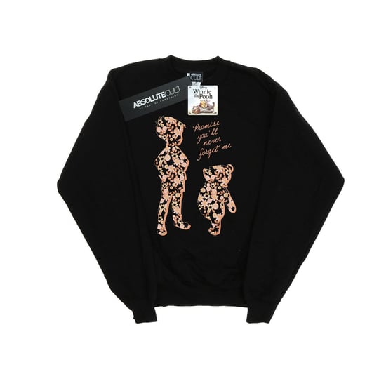 Disney Womens/Ladies Winnie The Pooh Promise You´ll Never Forget Sweatshirt (Black)