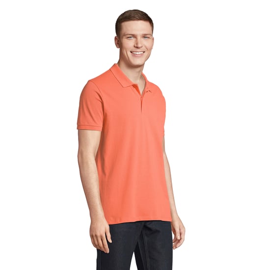 SOLS Mens Planet Polo Shirt (Pop Orange) - Image 3