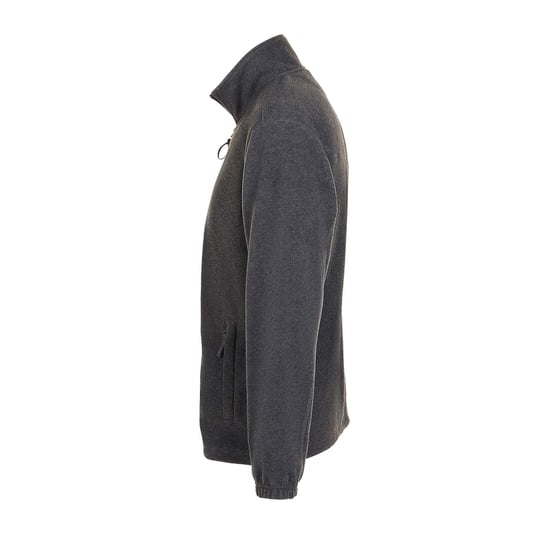 SOLS Mens North Full Zip Outdoor Fleece Jacket (Grey Marl) - Image 3